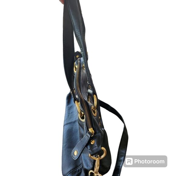 Alfani Studded Large Convertible Crossbody Shoulder Bag Moto Biker Baddie Rocker - Picture 3 of 6